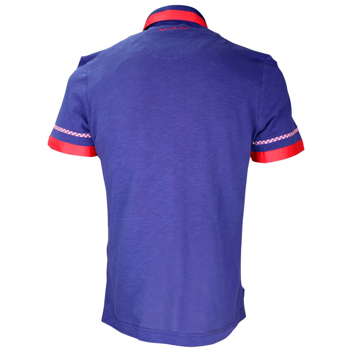 Polo bi-matièreFOLKERSTONE Andrew Mc Allister TM1-INDI bleu