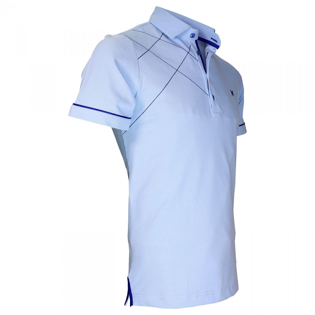 Polo brodéPLYMOUTH Andrew Mc Allister TM3-SKY bleu ciel