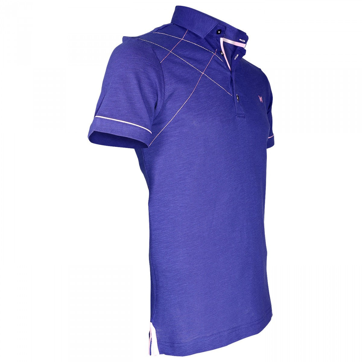 Polo brodéPLYMOUTH Andrew Mc Allister TM3-INDI bleu indigo