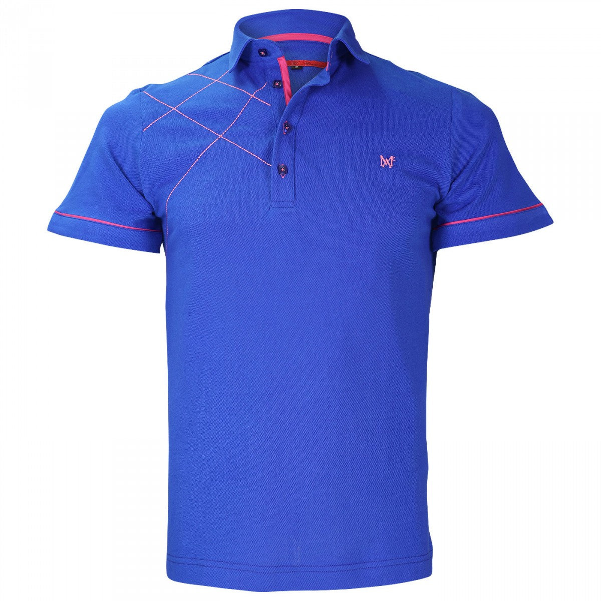 Polo brodéPLYMOUTH Andrew Mc Allister TM3-ELEC bleu