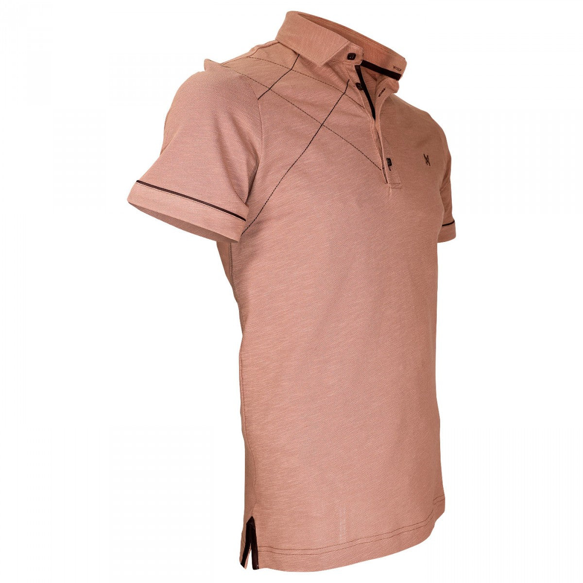 Chemise brodéePLYMOUTH Andrew Mc Allister TM3-MRGL marron