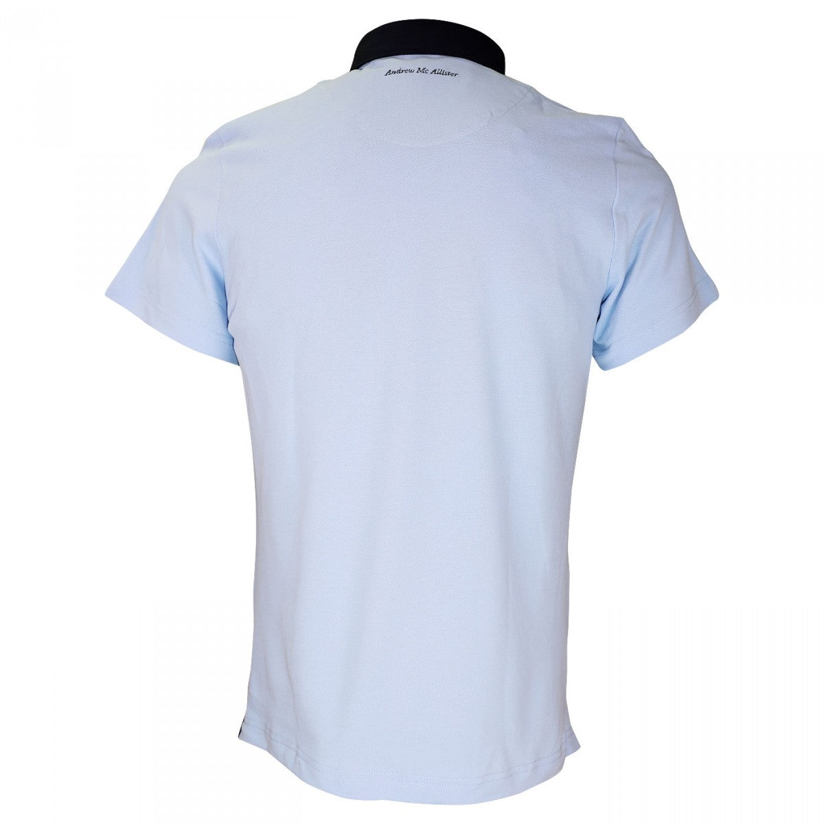 Polo col boutonnéeSTUDLAND Andrew Mc Allister TM5-SKY bleu ciel