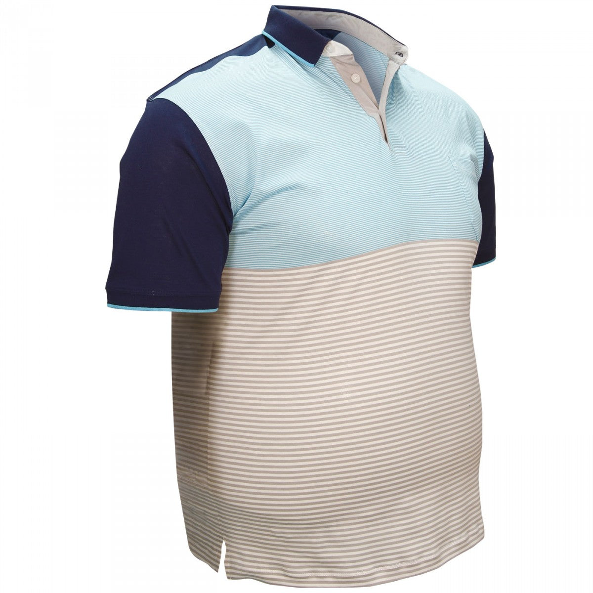 Polo coton mercerisé PERTH Doublissimo GT-EPOLOB10 turquoise