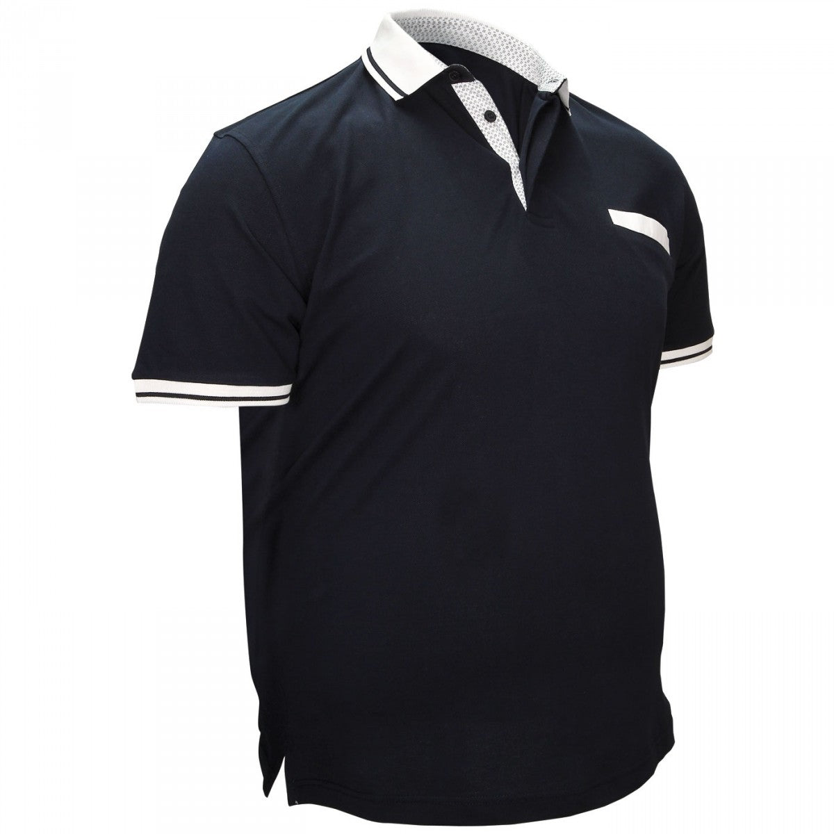 Polo en piqué de coton TREND Doublissimo GT-EPOLOA1 bleu
