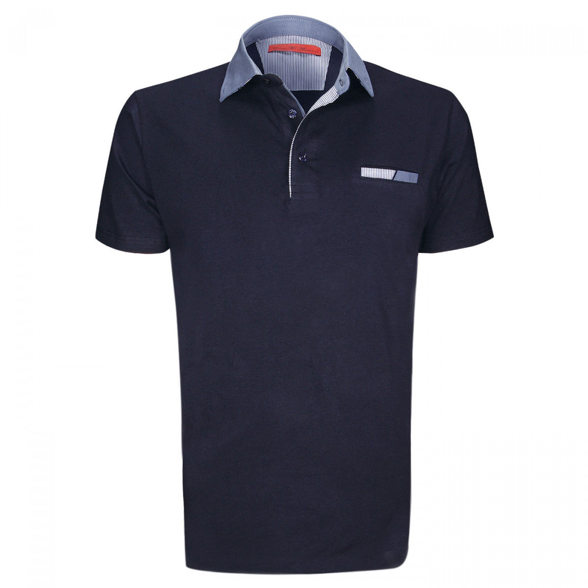 Polo mode alessandrino Andrew Mac Allister 556-NAVY bleu