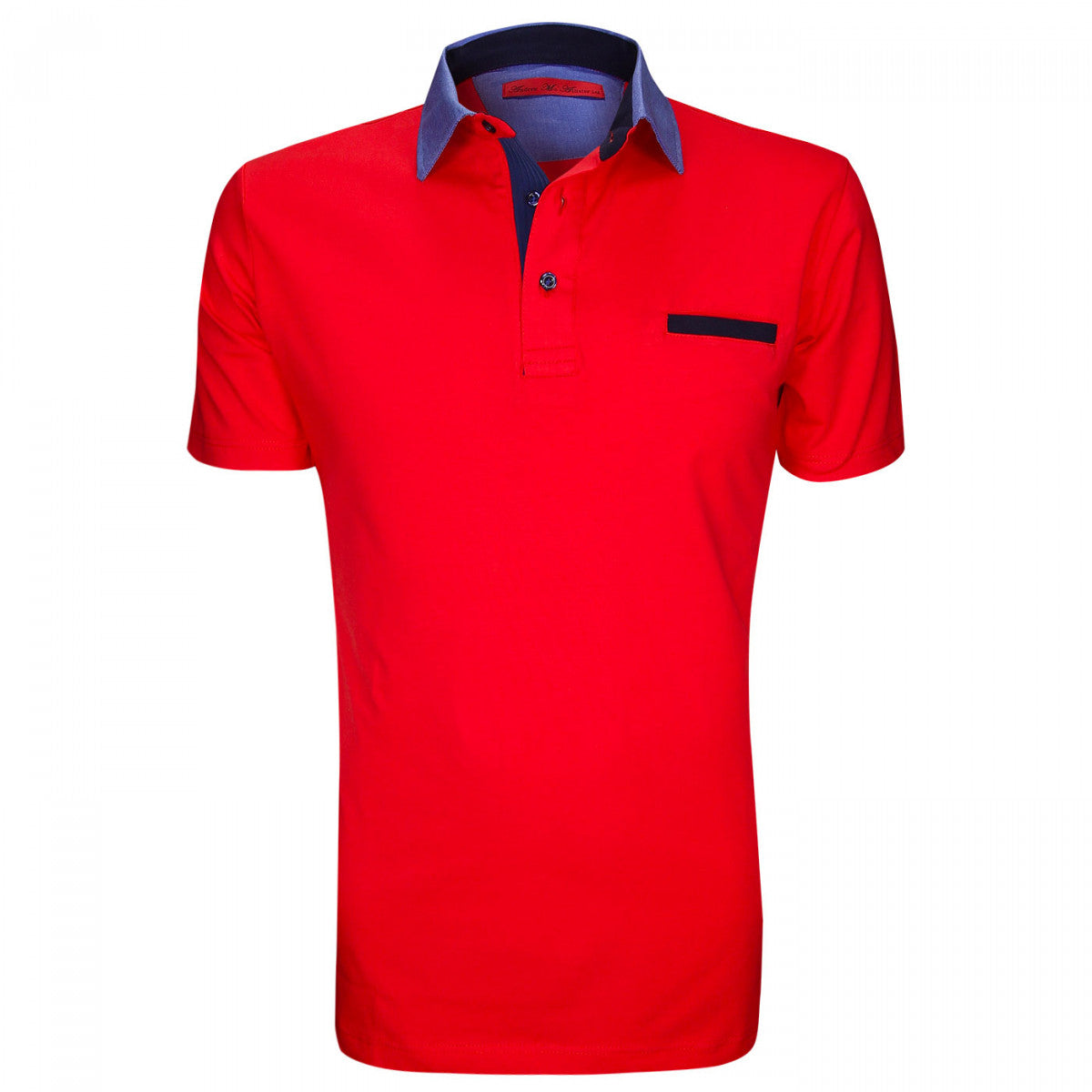 Polo mode anagnita Andrew Mac Allister 5392-ROUGE rouge