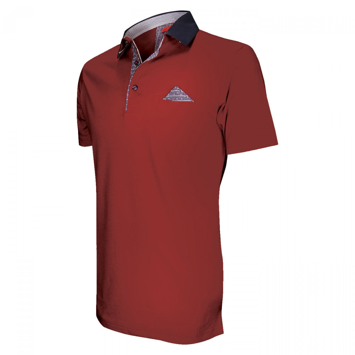 Polo mode GARBATELLA Andrew Mac Allister 513-BDX bordeaux