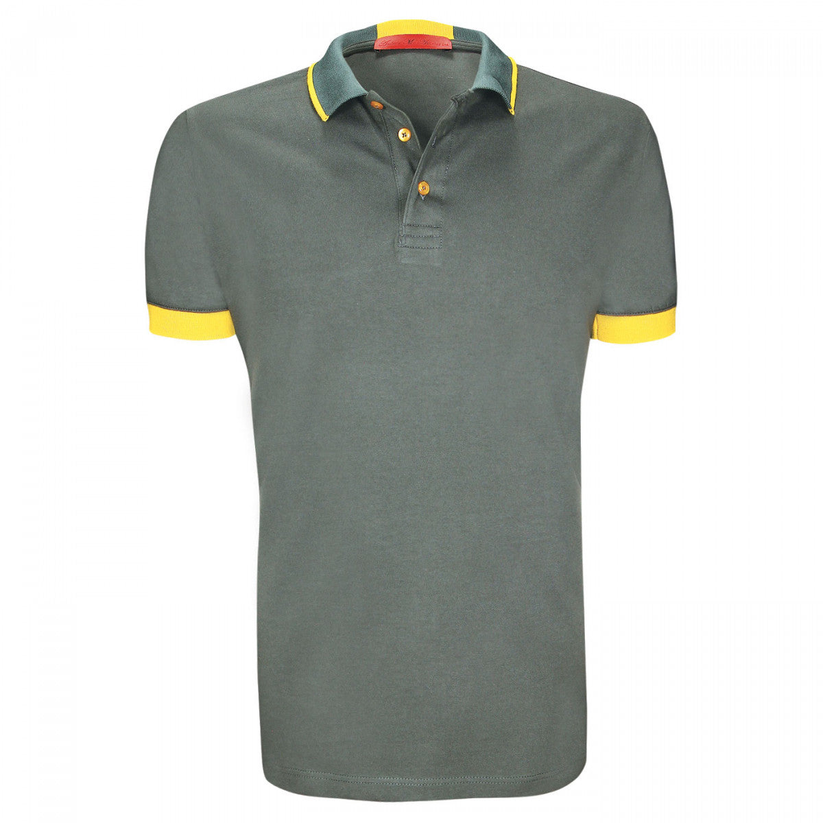 Polo mode MARCONE Andrew Mac Allister 4094-KAKI vert