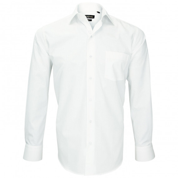 Chemise PrémiumCLASSIQUE- FIL A FIL Emporio balzani PERMA-FAFWHITE