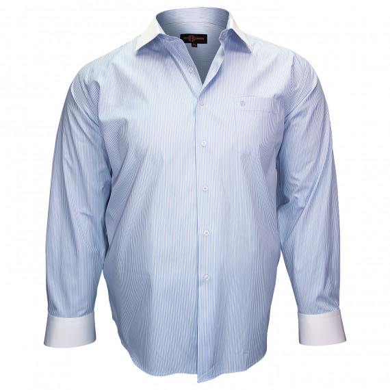 Chemise à col blanc