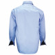 Chemise double col