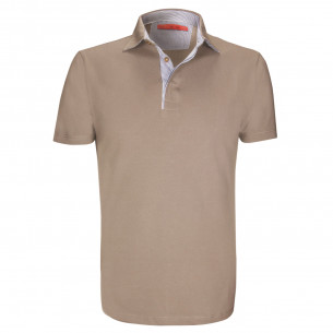 Polo mode BOLOGNA Andrew Mac Allister 607-TAUPE