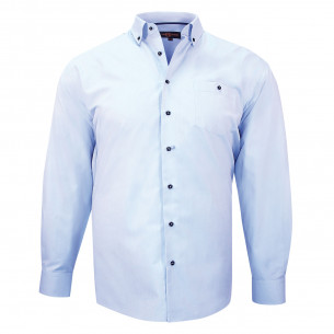 chemise repassage facile bleu ciel colbo-gt-c2db2