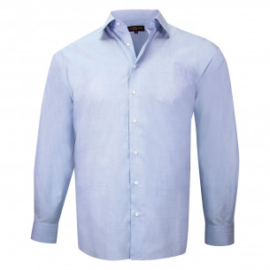 chemise repassage facile bleu fifi-gt-c3db1