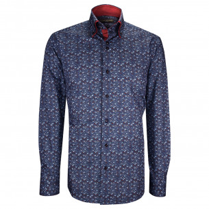 Chemise mode coupe droite à coudières CA8EB2