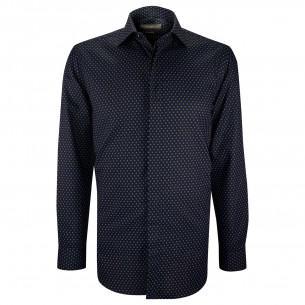 Chemise mode gorge cachée à motifs CA10EB2