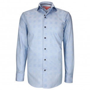 Chemise cintrée tissu à motifs CHECKER AA3AM1