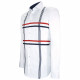 Chemise cintrée satin de coton FLAG-AA13AM1