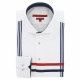 Chemise cintrée satin de coton FLAG-AA13AM1