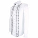 Chemise brodée satin de coton BROIDERY-AA15AM1