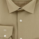 Chemise forte taille tissu premium à rayures AB7DB2