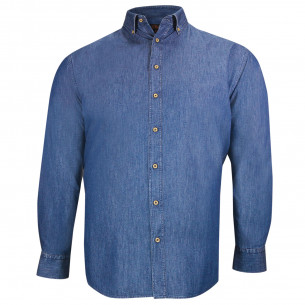 Chemise forte taille en jean AD7DB1
