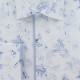 Chemise forte taille tissu imprimé FIOBLU AE1DB1