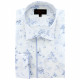 Chemise forte taille tissu imprimé FIOBLU AE1DB1