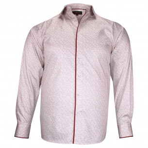 Chemise forte taille tissu imprimé PAISLO AE2DB1