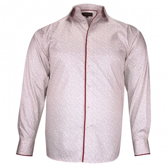 Chemise forte taille tissu imprimé PAISLO AE2DB1