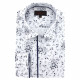 Chemise forte taille tissu imprimé FIORBLU AE3EB1