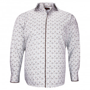 Chemise forte taille tissu imprimé FIOMAR AE4DB1