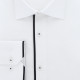 Chemise forte taille tissu uni et galon BORNERO AE5DB1