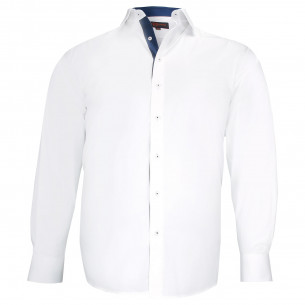 Chemise forte taille tissu uni CLASSOPO AE9DB2