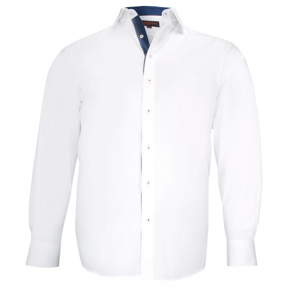 Chemise forte taille tissu uni CLASSOPO AE9DB2