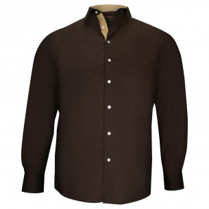 Chemise forte taille tissu uni CLASSOPO AE9DB3
