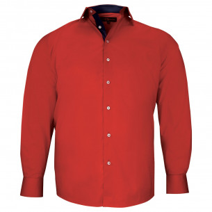 Chemise forte taille tissu uni CLASSOPO AE9DB4