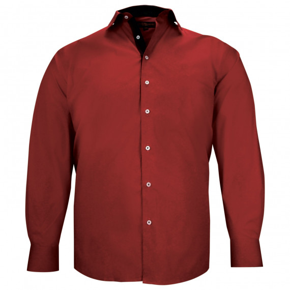 Chemise forte taille tissu uni CLASSOPO AE9DB5