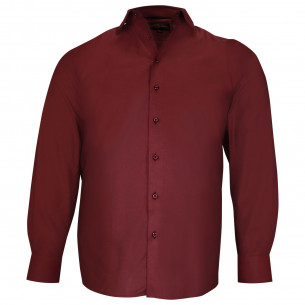 Chemise forte taille tissu uni FILOPPO AE10DB1