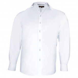 Chemise forte taille tissu uni FILOPPO AE10DB3