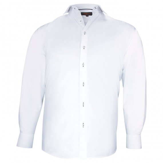 Chemise forte taille tissu uni FILOPPO AE10DB3