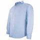 Chemise forte taille tissu texturé à gorge cachée DINOZZE AE11DB2