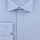 Chemise forte taille tissu texturé à gorge cachée DINOZZE AE11DB2