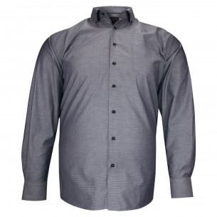 Chemise forte taille tissu texturé à col boutonné ARMATONI AE13DB1