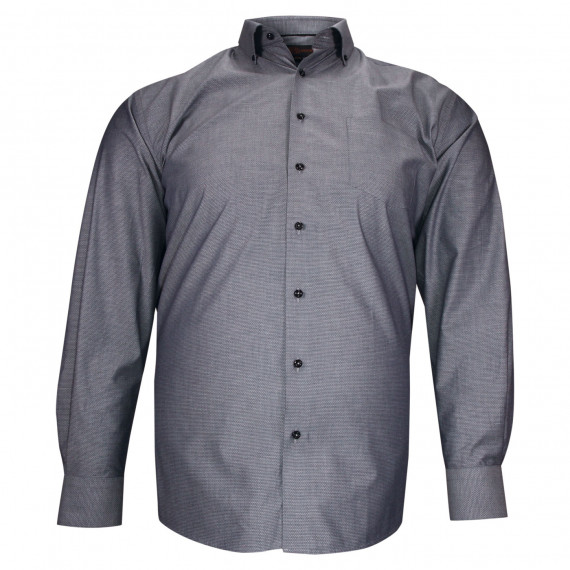 Chemise forte taille tissu texturé à col boutonné ARMATONI AE13DB1