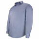 Chemise forte taille tissu fil à fil PERFILO AE14DB1