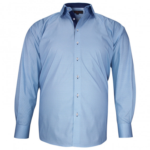 Chemise grande taille à tissu imprimé NOTOBLU AE16DB1