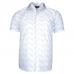 Chemisette forte taille à tissu imprimé PALMA AE1DBMC1