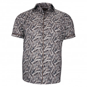 Chemisette forte taille à tissu imprimé LUTTO AE2DBMC1