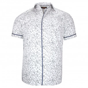 Chemisette forte taille à tissu imprimé VEGELI AE3DBMC1
